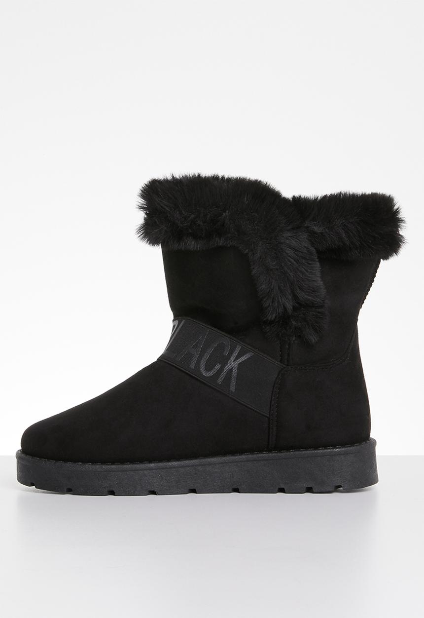 Miss Black - Flat boot - black