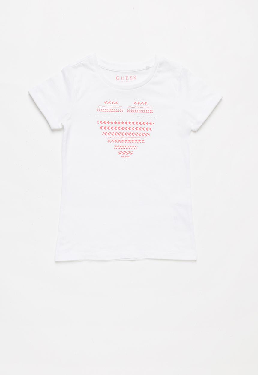GUESS - Guess jeans heart tee - white
