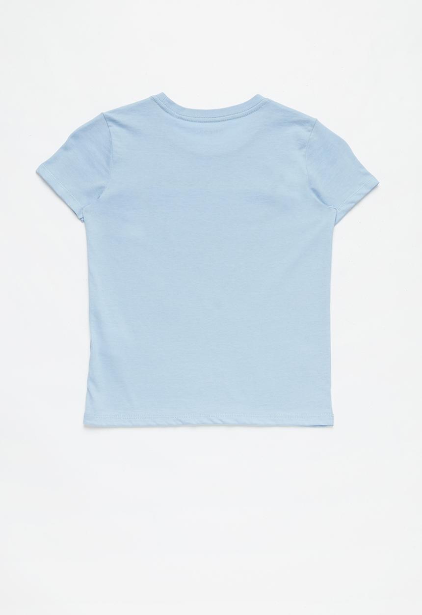 GUESS - Teens short sleeve guess iconic triangle tee - blue