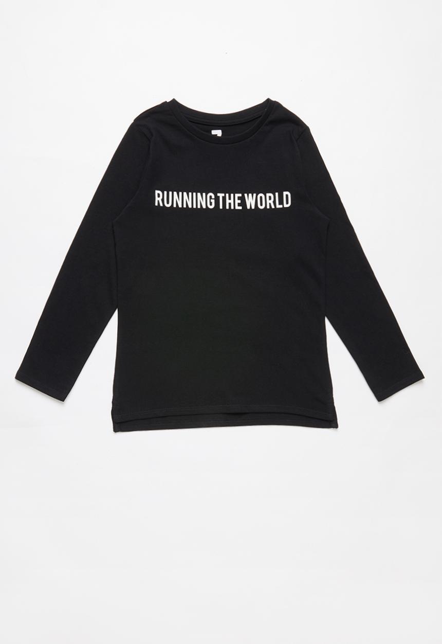 Cotton On - Penelope long sleeve top - black
