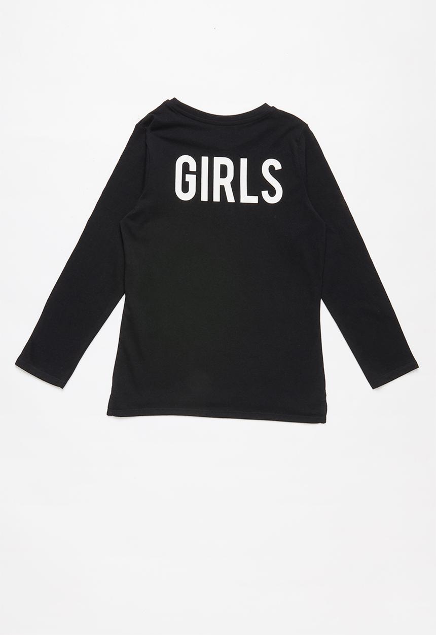 Cotton On - Penelope long sleeve top - black