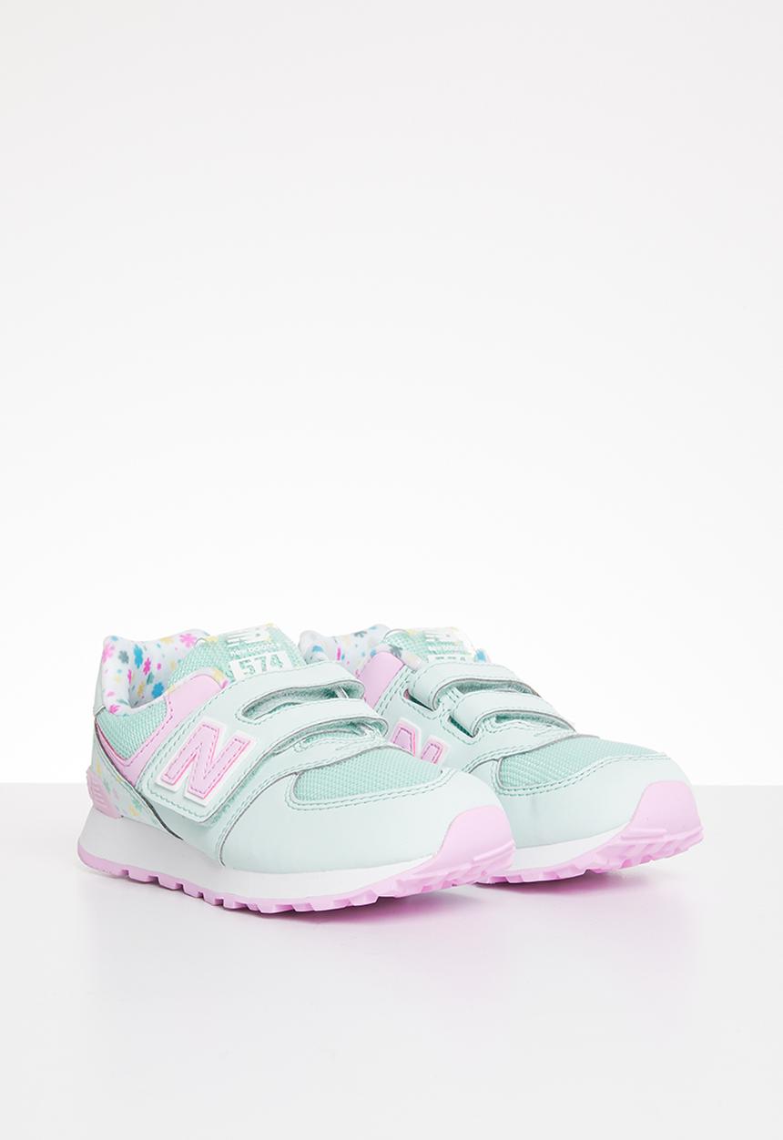 New Balance  - 574 infants sneaker  - green & pink