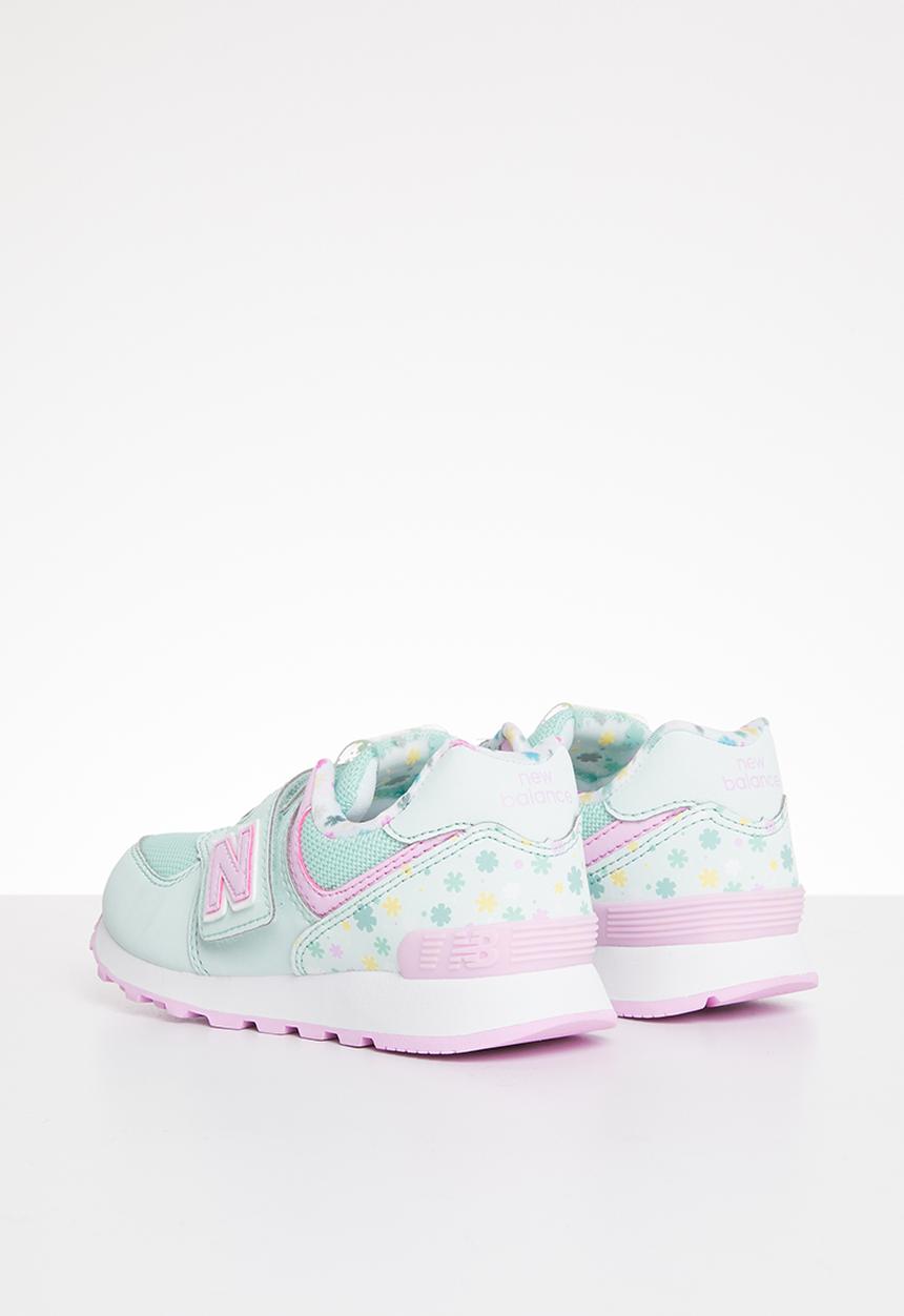 New Balance  - 574 infants sneaker  - green & pink