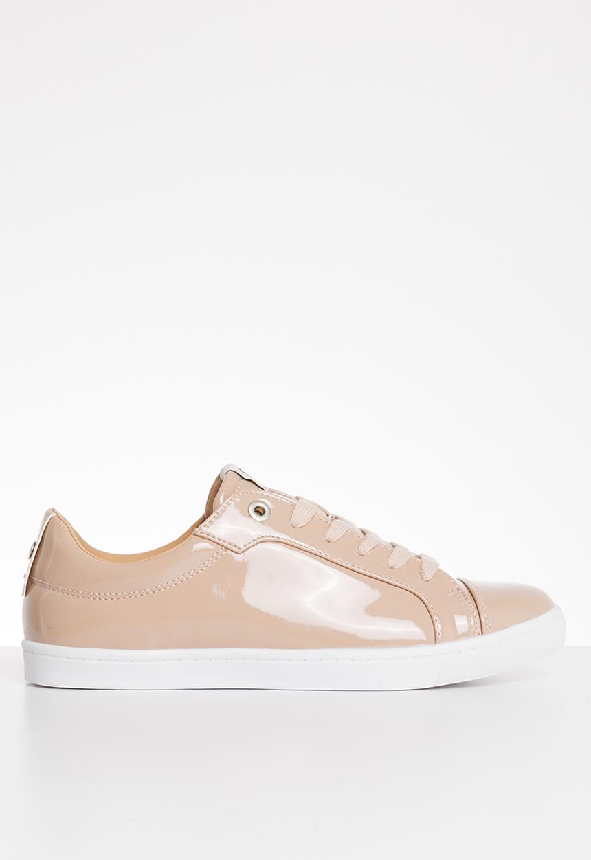 ONLY - Silja patent sneaker - beige 
