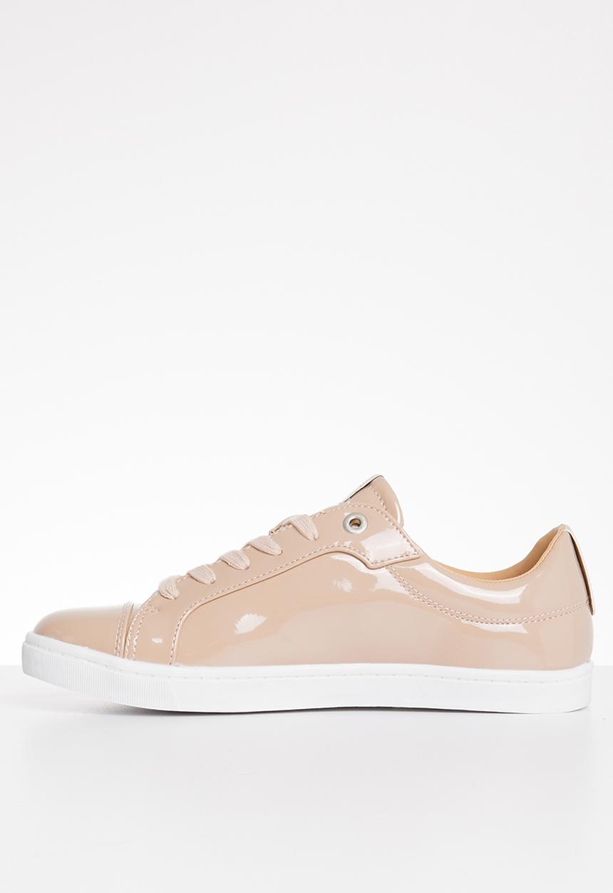 ONLY - Silja patent sneaker - beige 