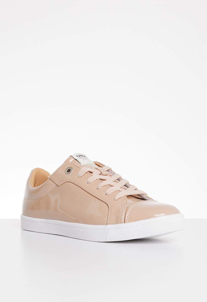 ONLY - Silja patent sneaker - beige 