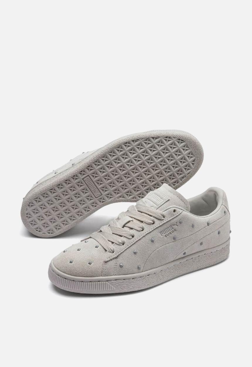 PUMA - Suede Studs - grey violet & puma white