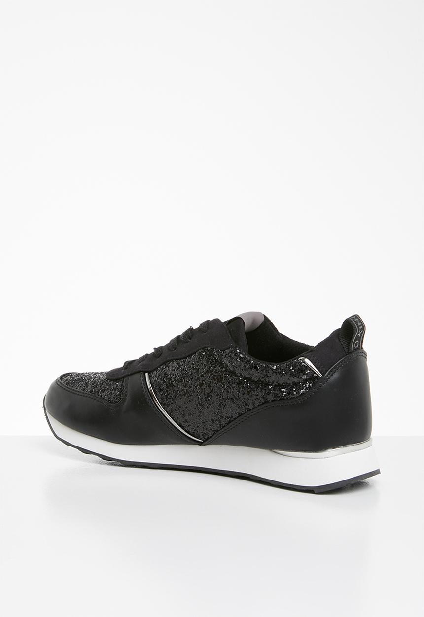 ONLY - Sillie glitter sneaker - black