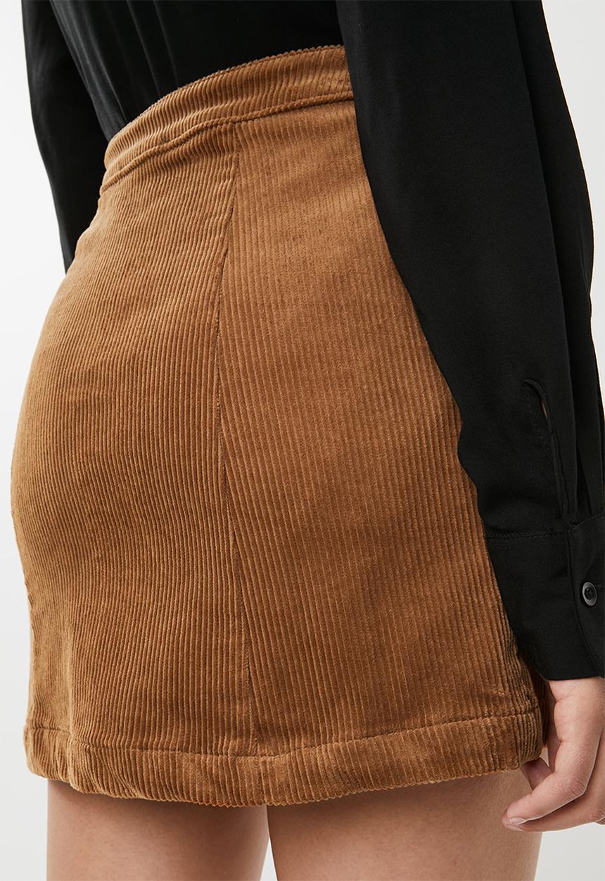 Forever21 - Corduroy button through mini - camel