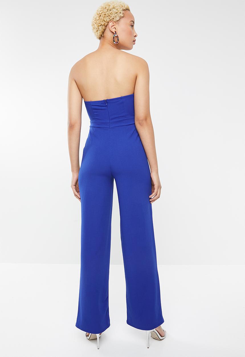 Forever21 - Strapless sweetheart jumpsuit - blue