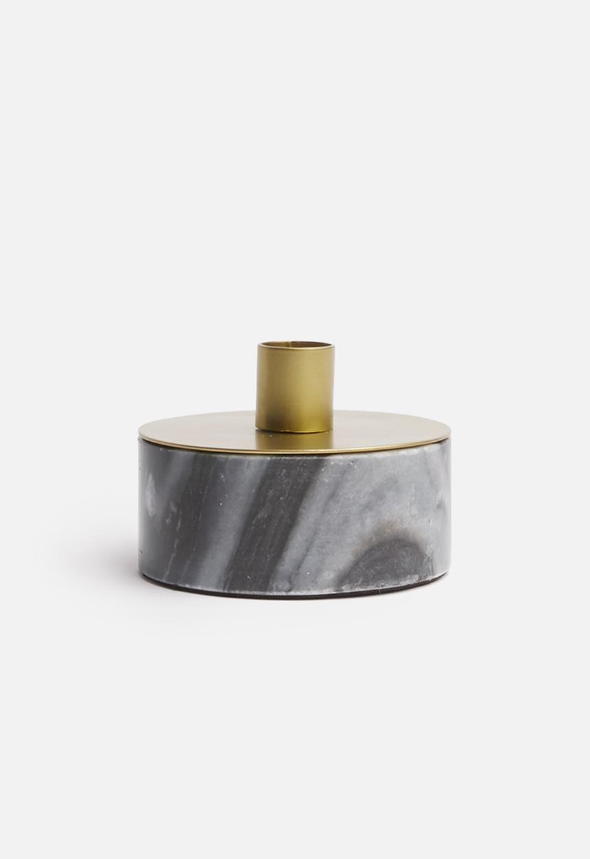 Sixth Floor - Marron storage candle holder - grey