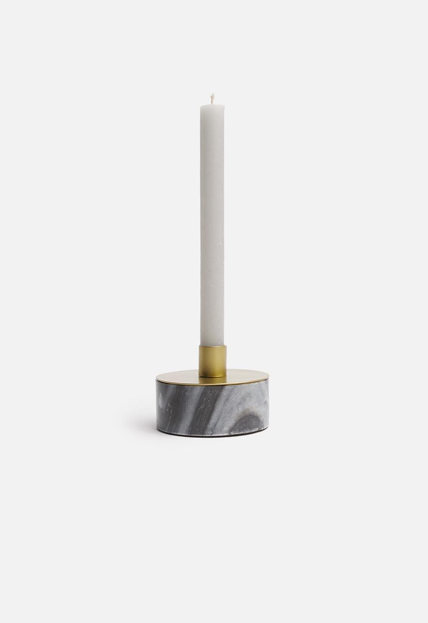 Sixth Floor - Marron storage candle holder - grey