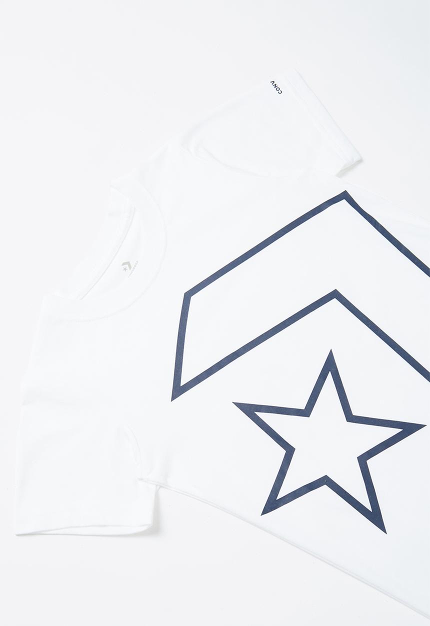 Converse - Cnvb titled star chevron - white