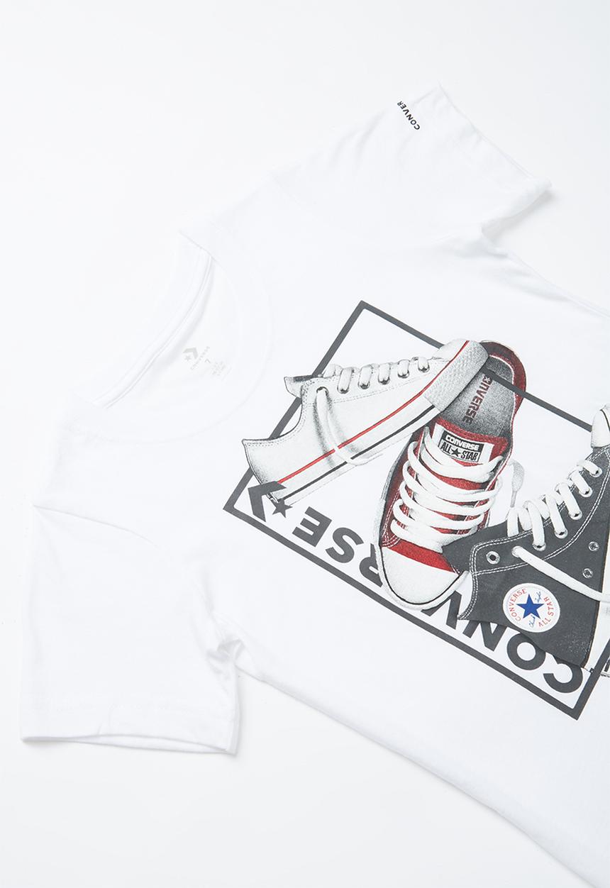 Converse - Cnvb stacked rectangle shoes tee - multi