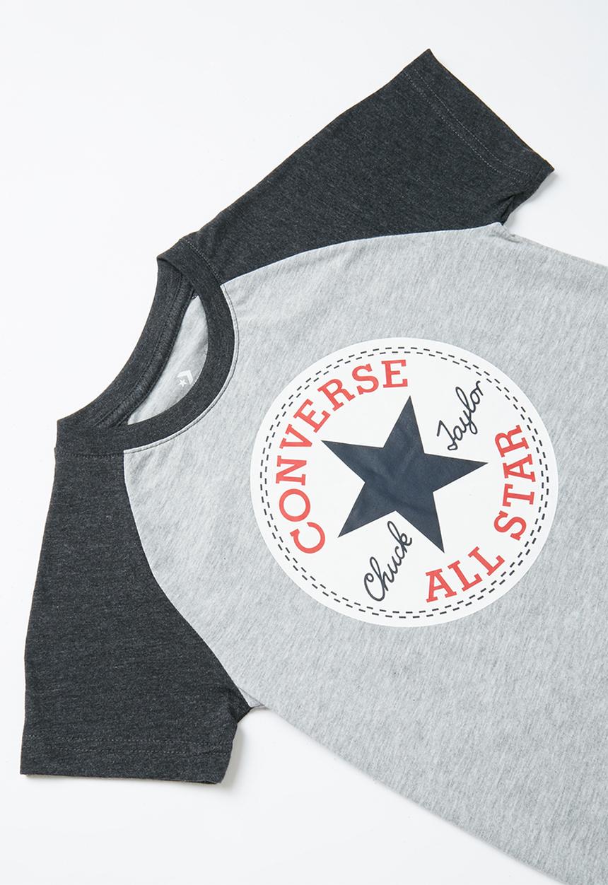 Converse - Cnvb chuck patch raglan tee - grey