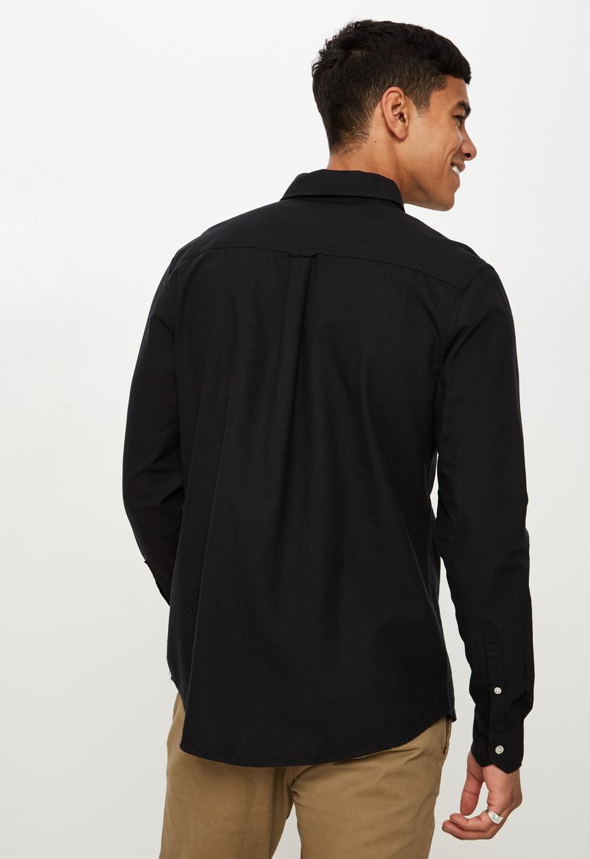 Cotton On - Brunswick shirt - black