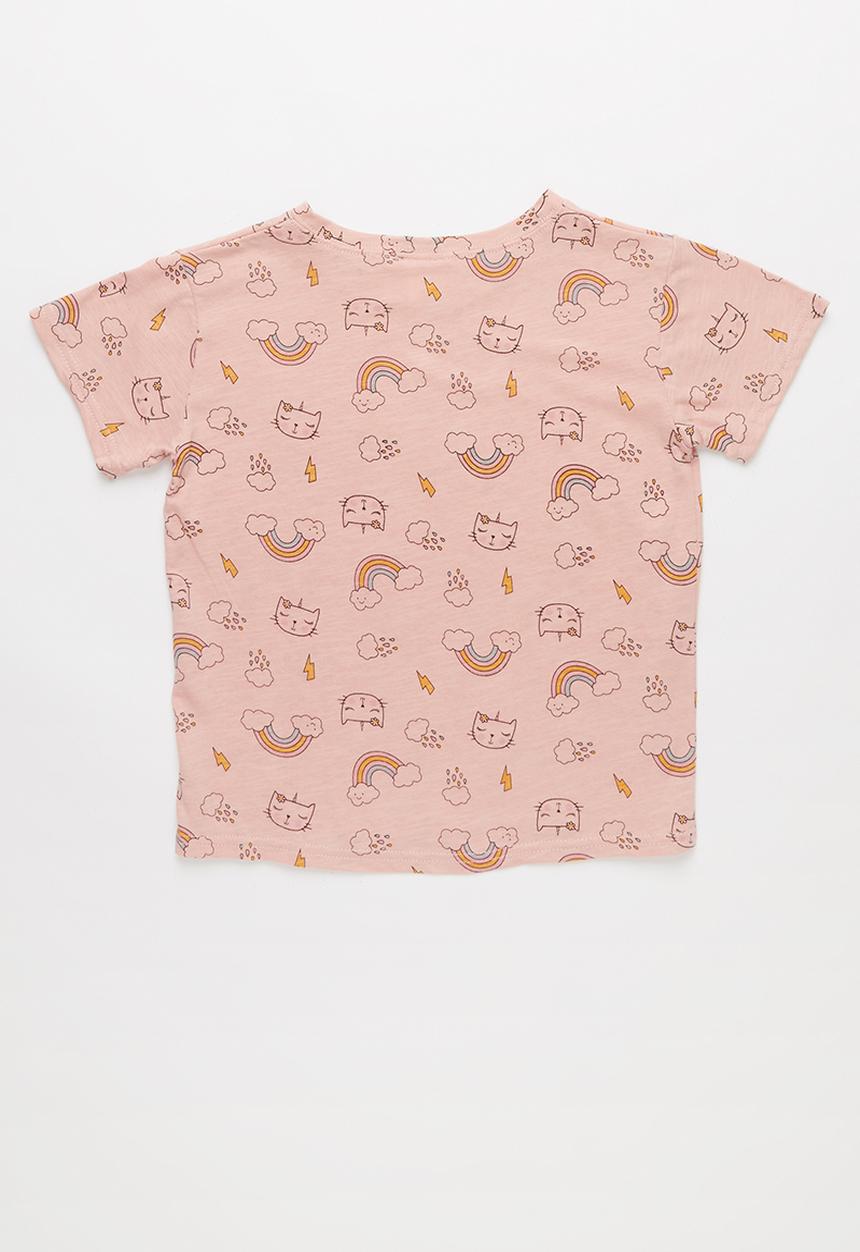 Pop Candy - Kids printed tee - pink