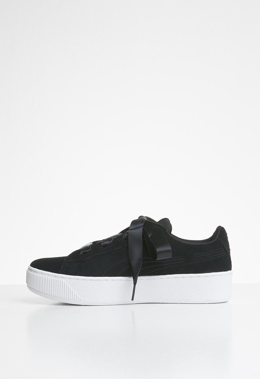 PUMA - Puma vikky platform ribbon jr - black
