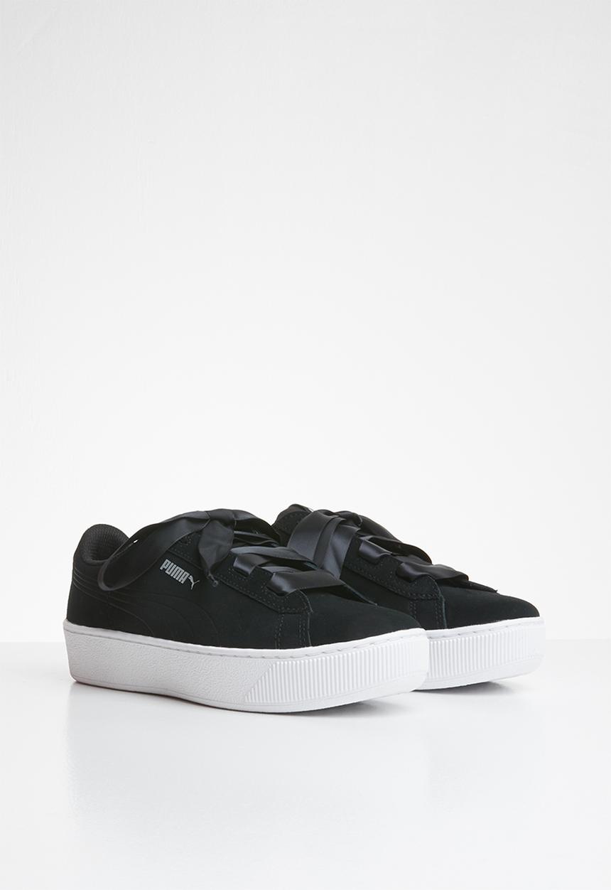 PUMA - Puma vikky platform ribbon jr - black