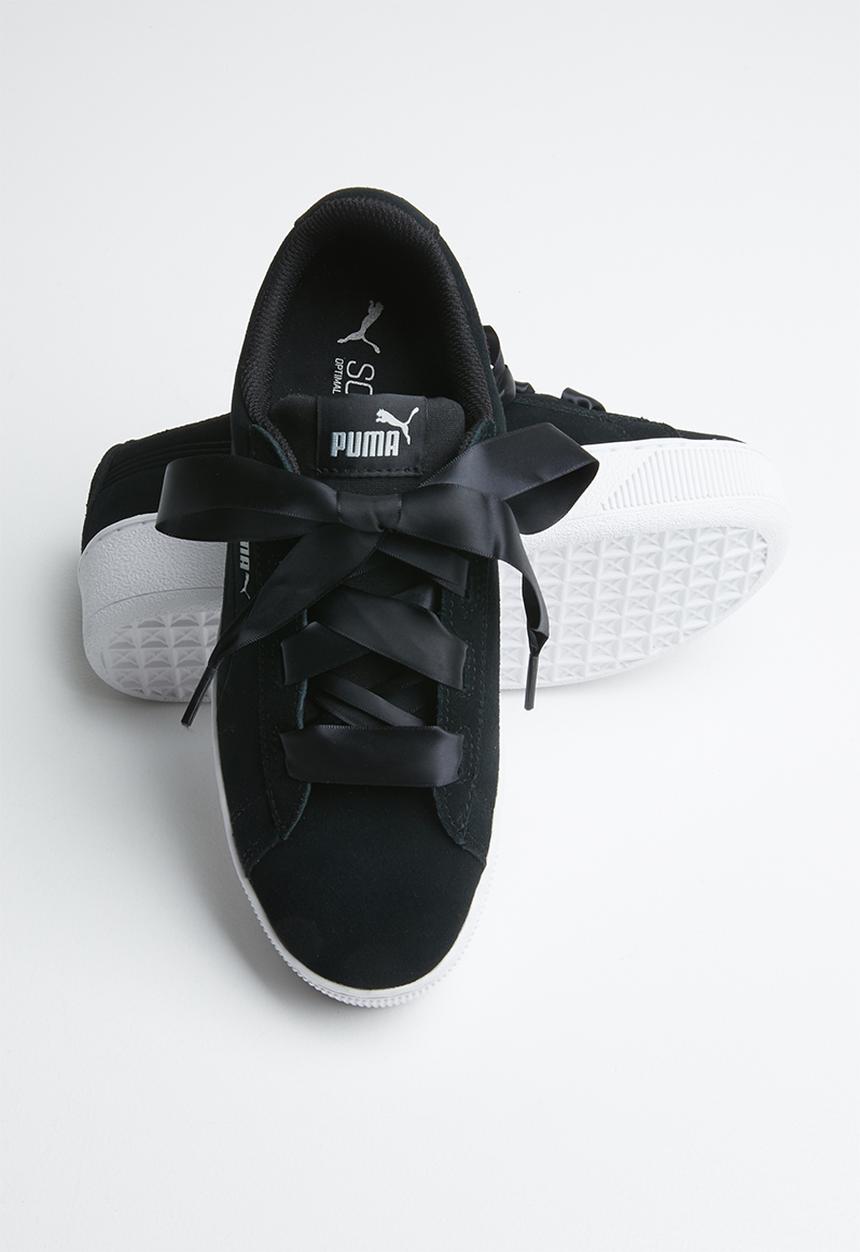 PUMA - Puma vikky platform ribbon jr - black