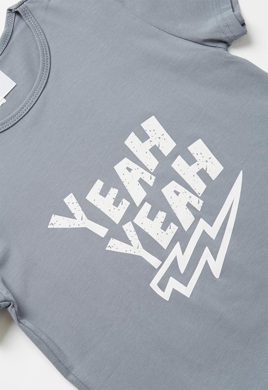 Pop Candy - yeah yeah pj set - grey