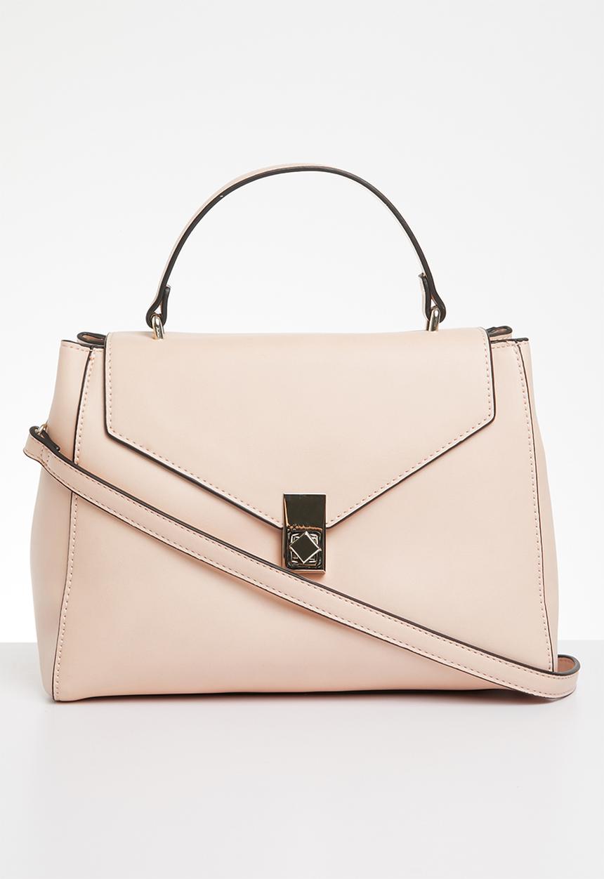 MANGO - Flap tote bag - pink