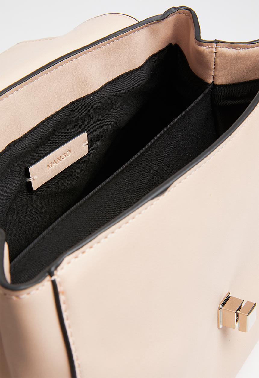 MANGO - Flap tote bag - pink