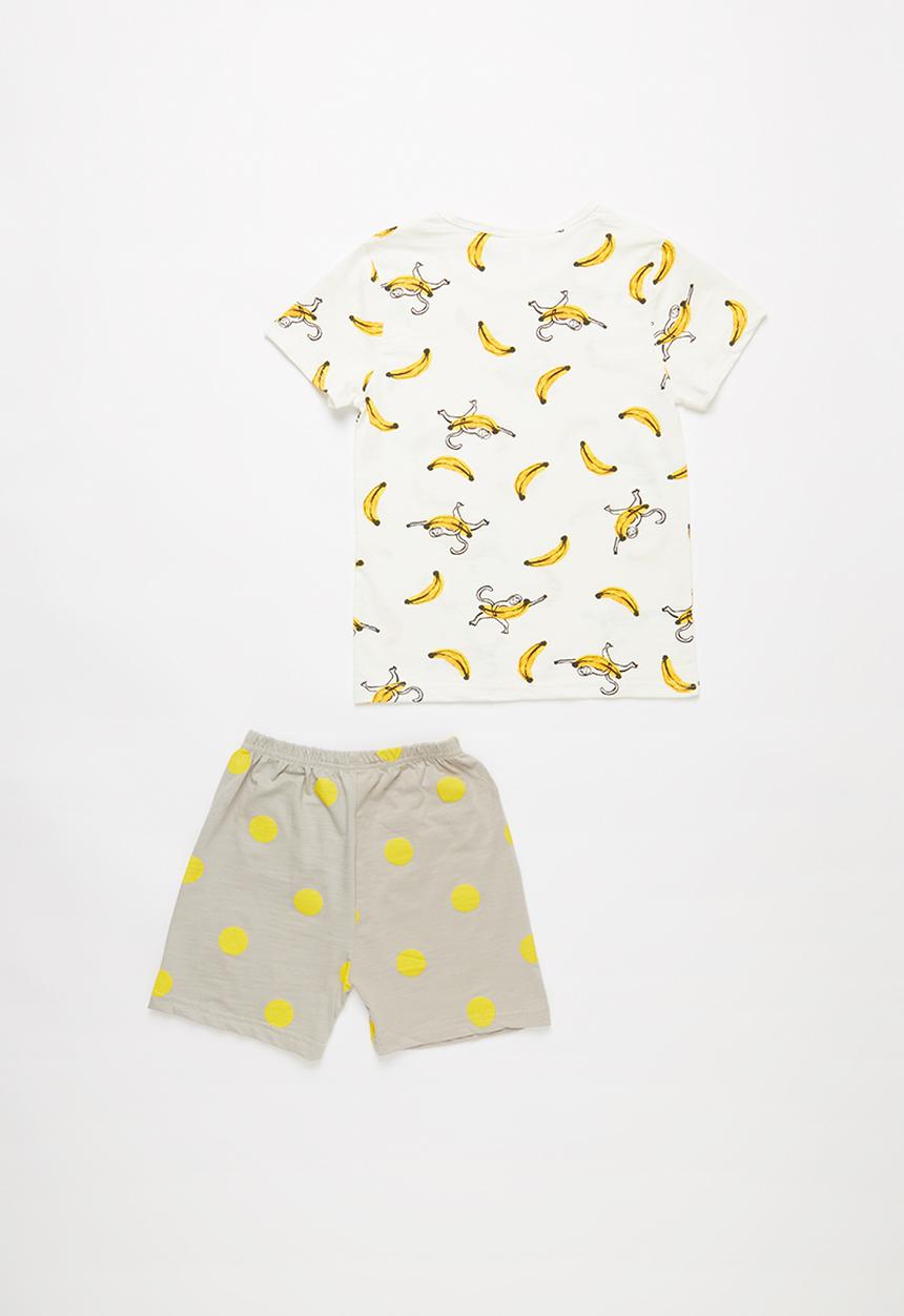 Pop Candy - Banana print pj set - multi