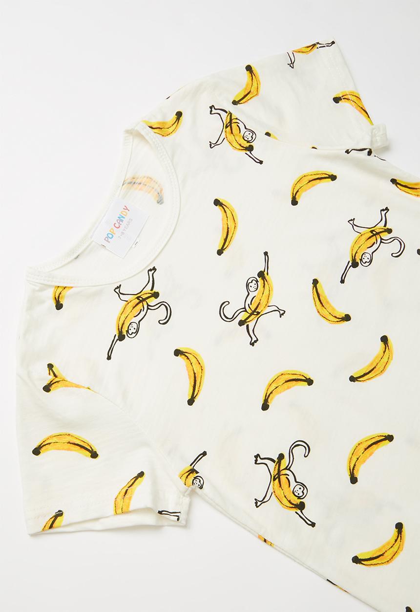 Pop Candy - Banana print pj set - multi
