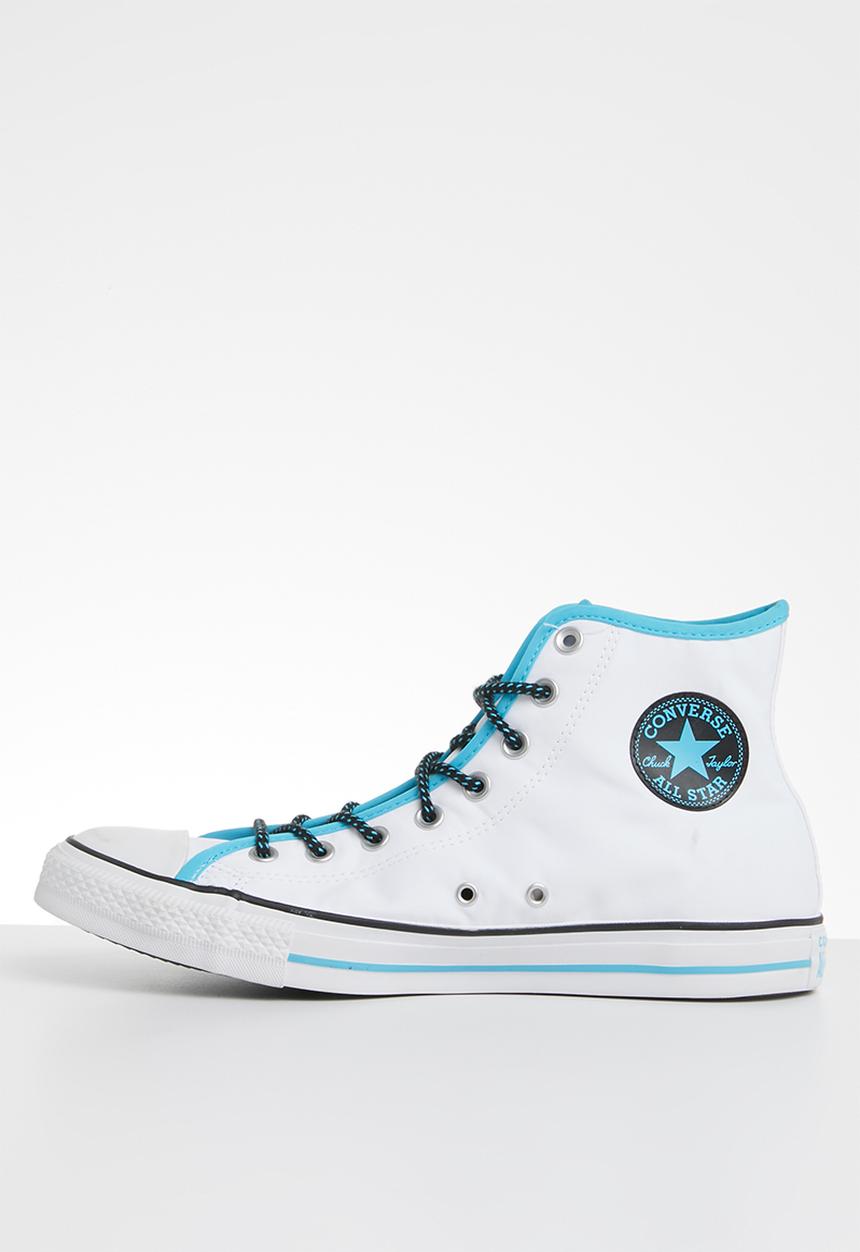 Converse - Chuck Taylor all star hi - white/gnarly blue/white		