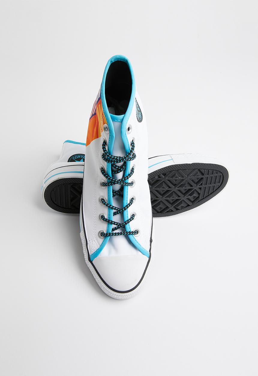 Converse - Chuck Taylor all star hi - white/gnarly blue/white		