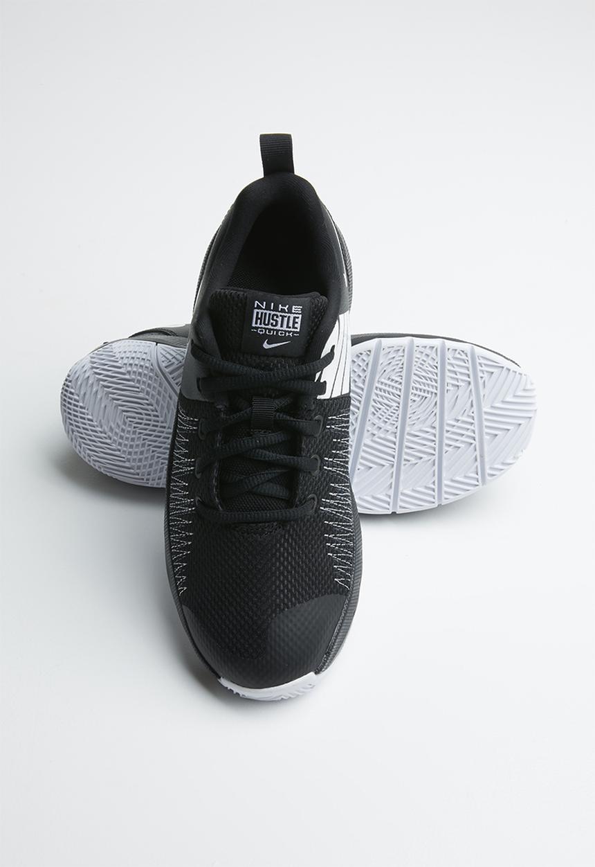 Nike - Nike team hustle quick (gs) - black & white