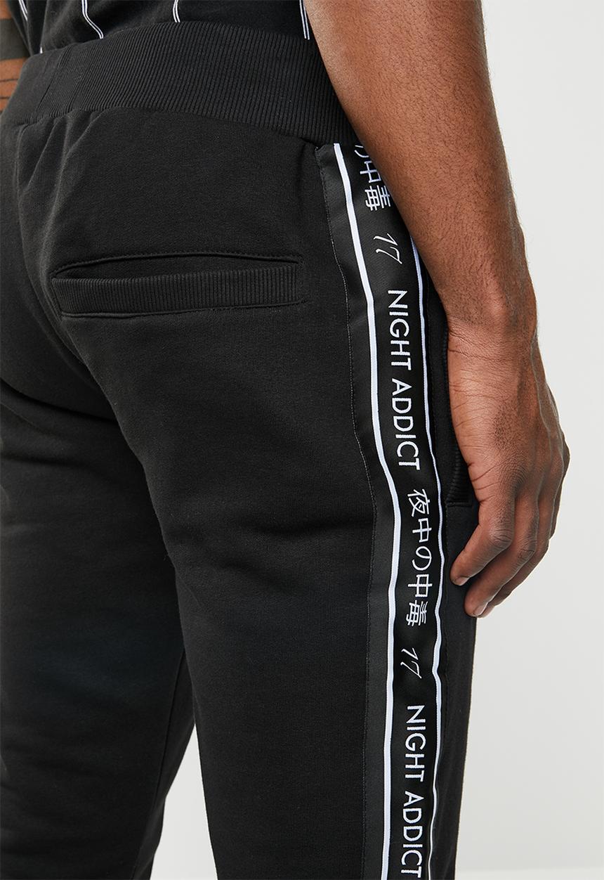 Night Addict - Twix Joggers - black