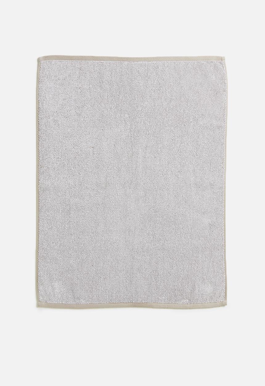 Linen House - Plush bath mat - oatmeal