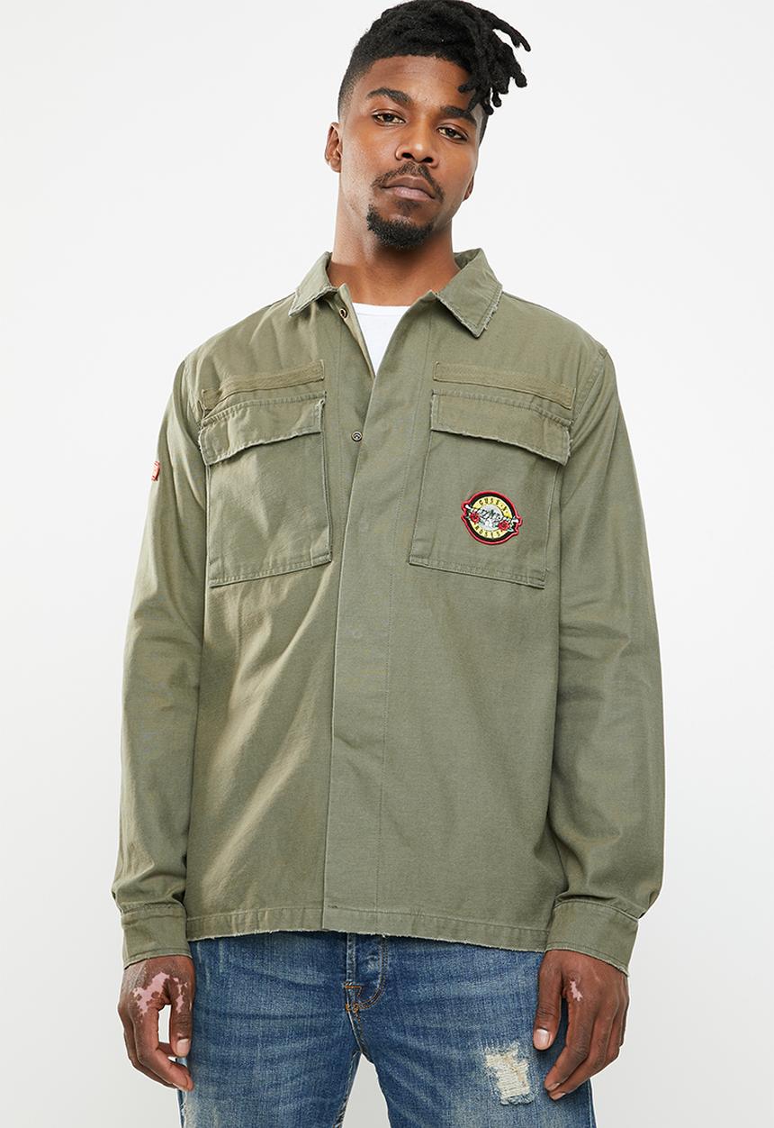 Cotton On - Collaboration military shirt - khaki