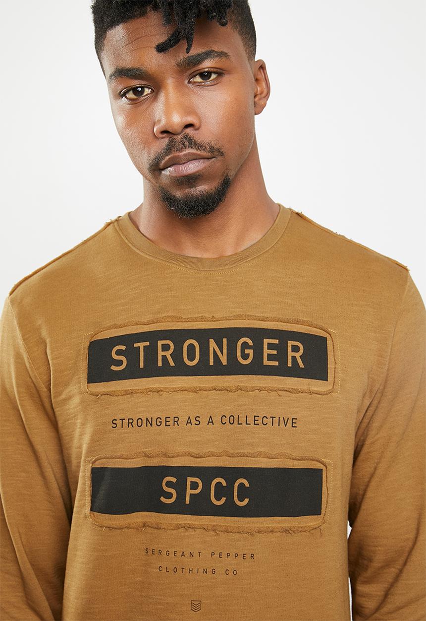 S.P.C.C - Box sweatshirt - tan