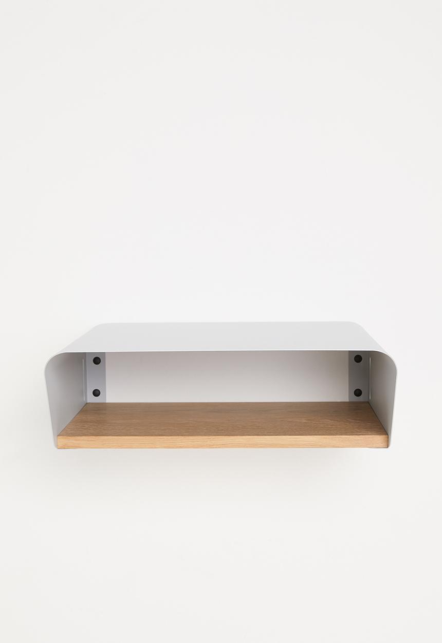 Emerging Creatives - Stockholm floating bedside table - light grey