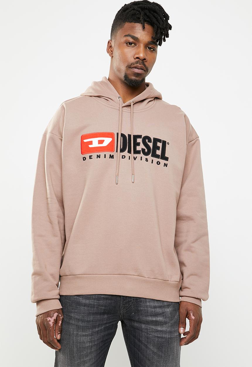 Diesel  - S-division hoodie - brown