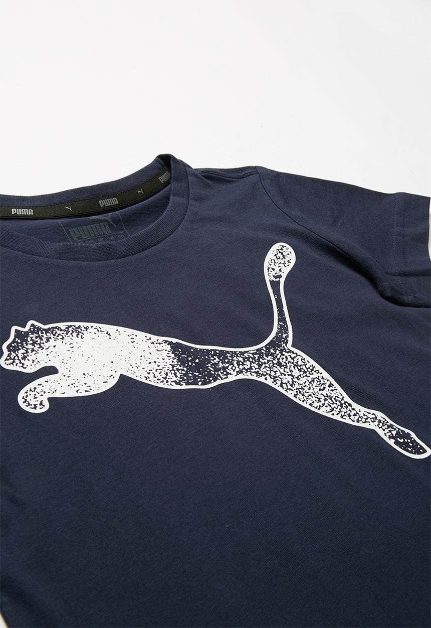 PUMA - Boys ka tee b - navy