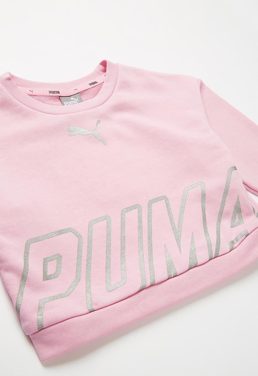 PUMA - Kids alpha crew sweat tr g - pink