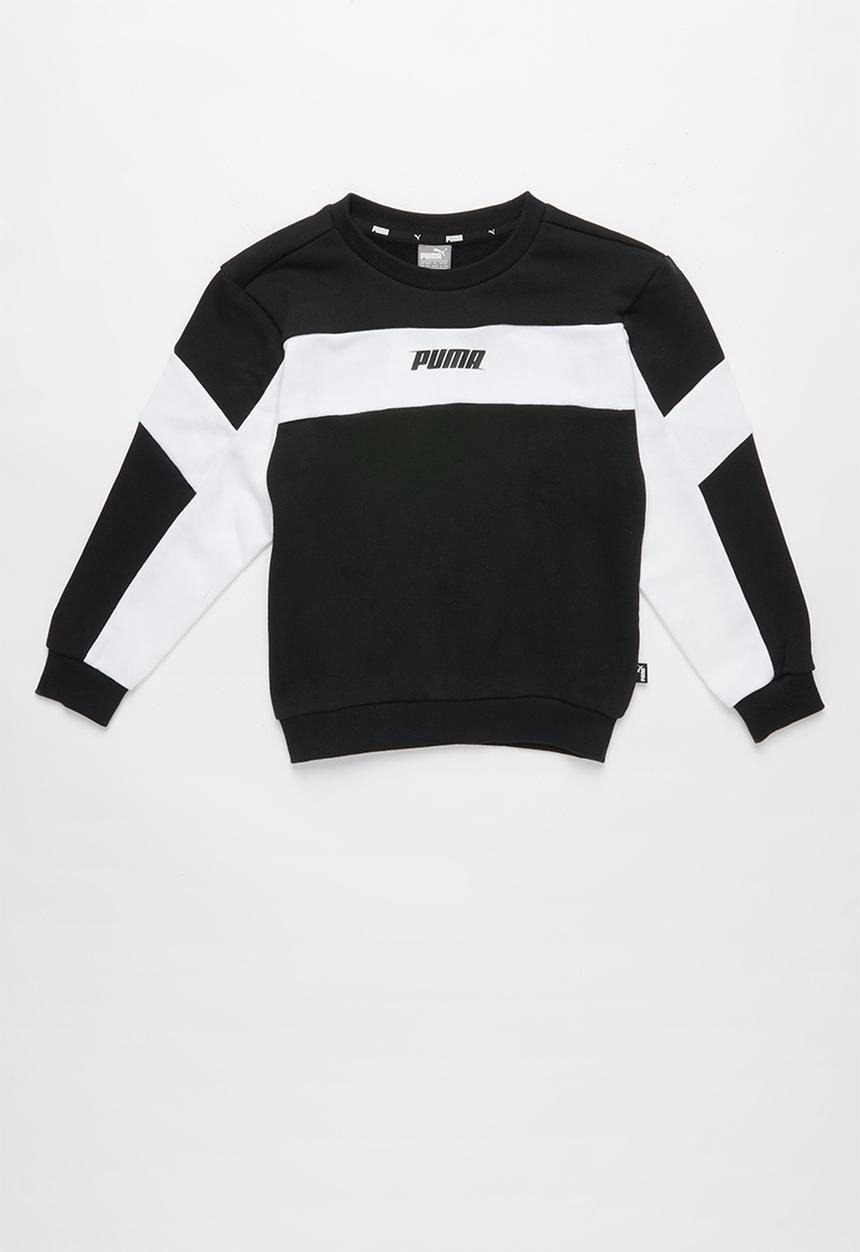 PUMA - Kids rebel crew sweat b - black