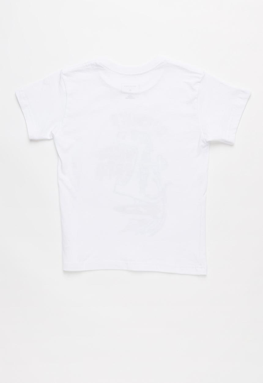 Quiksilver - Waup dino short sleeve boy tee - white