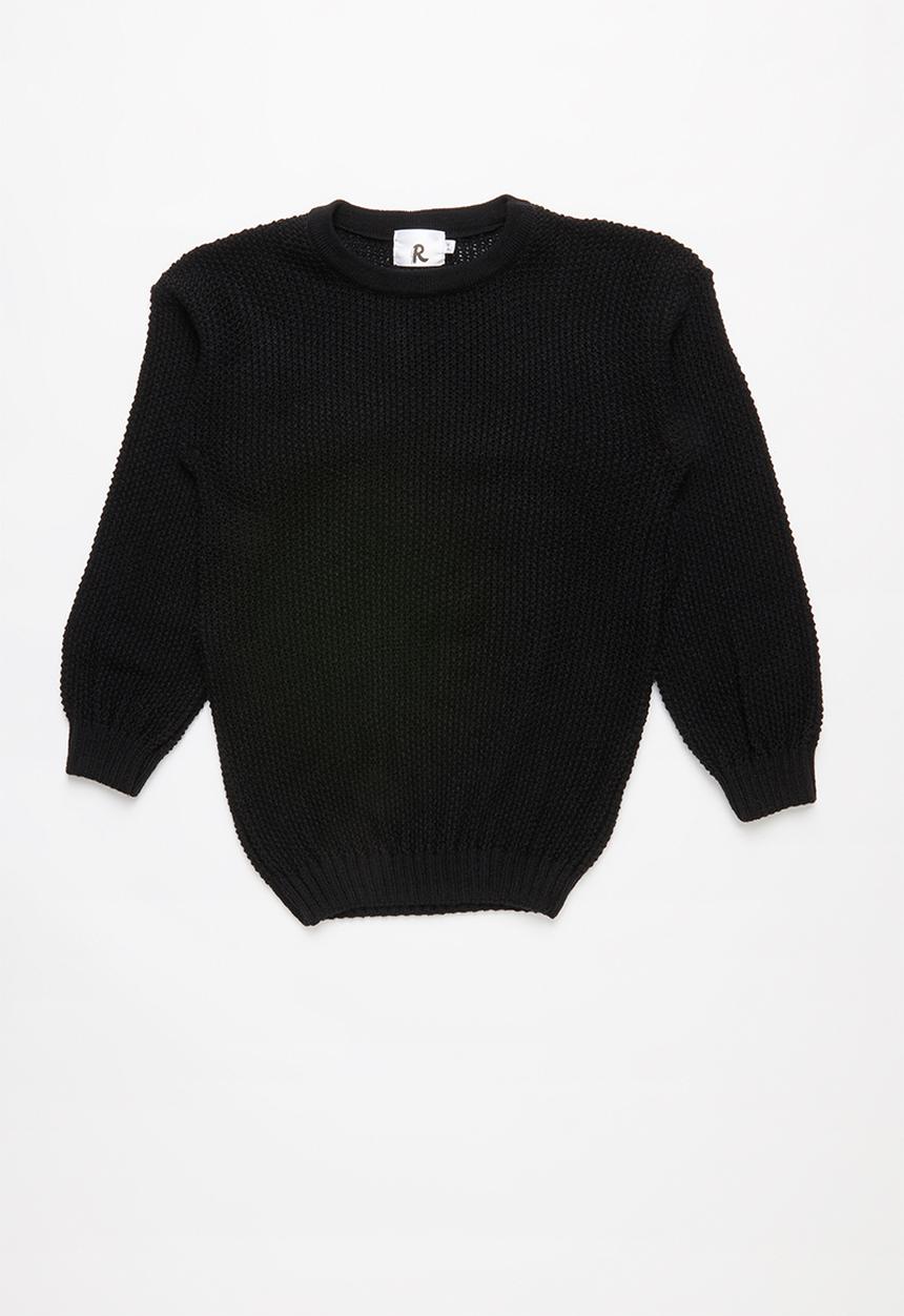 Rebel Republic - Teens knit - black