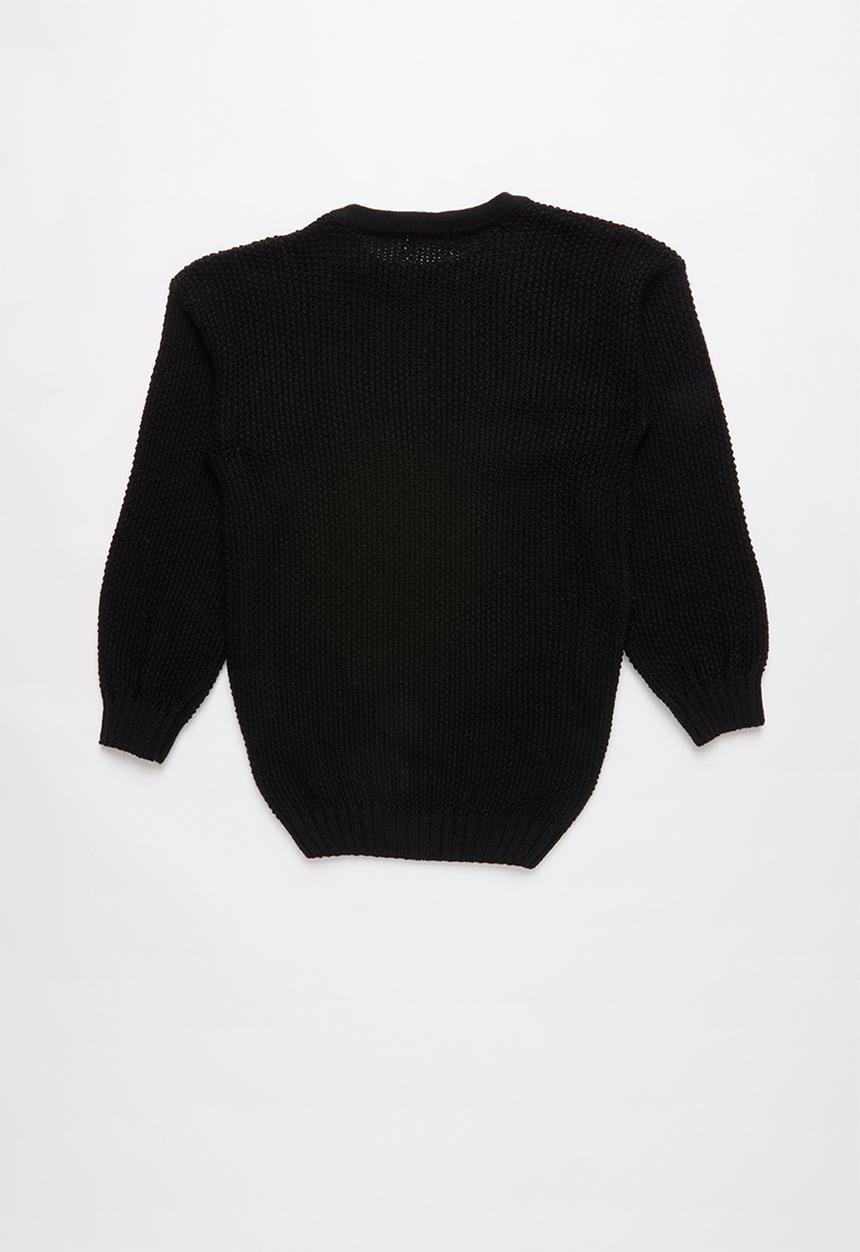 Rebel Republic - Teens knit - black