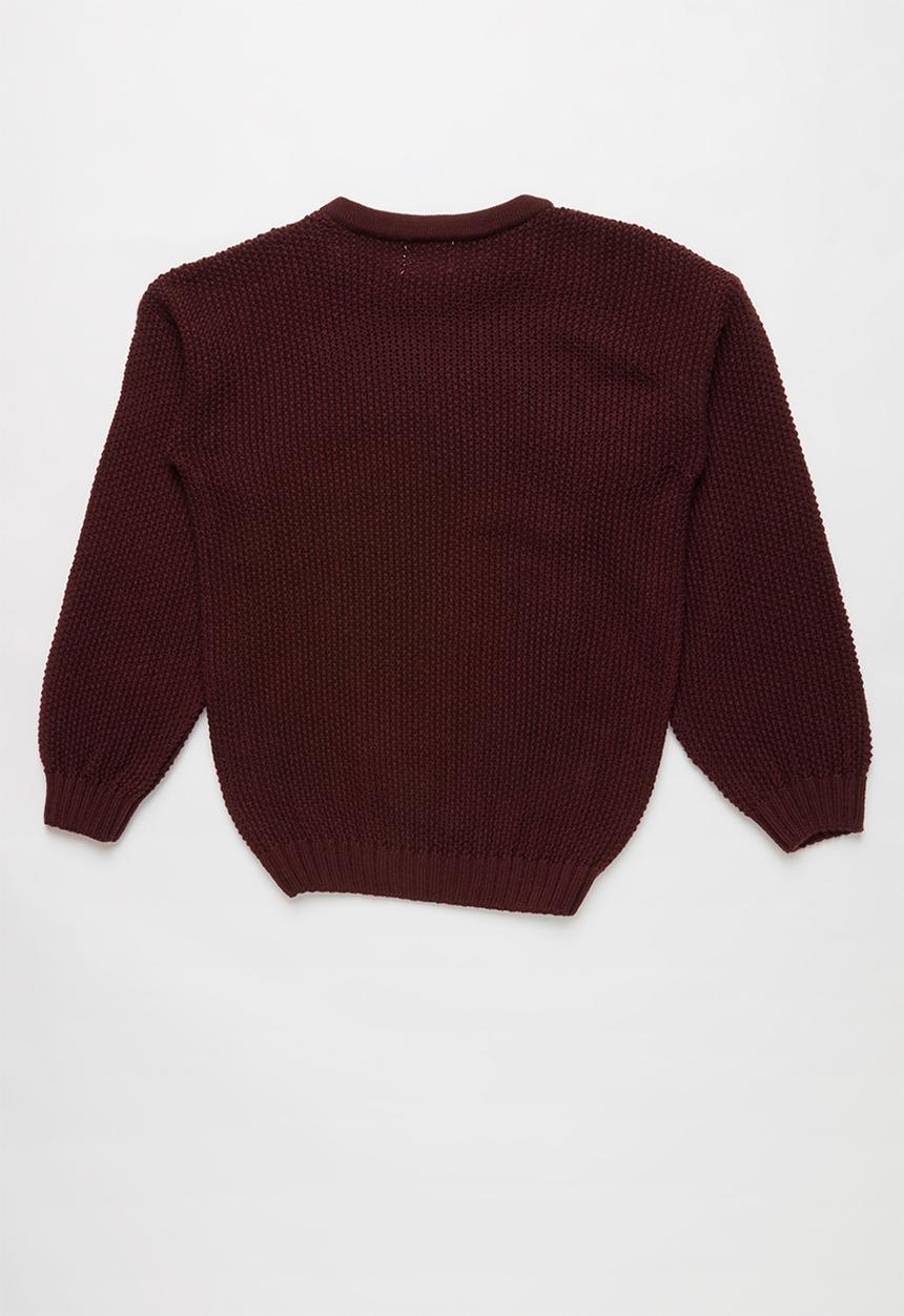 Rebel Republic - Teens knit - burgundy
