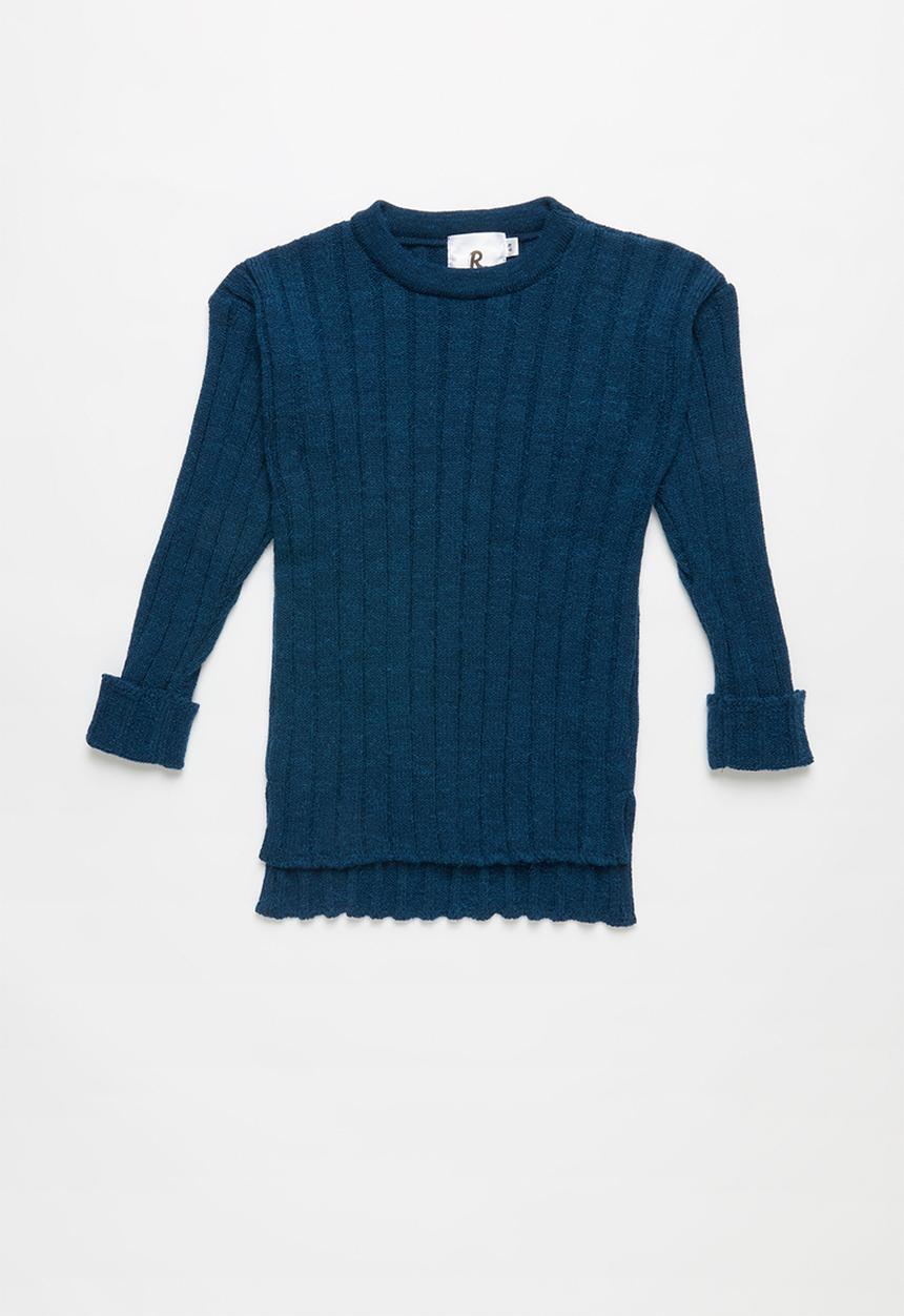 Rebel Republic - Teens ribbed knit - blue