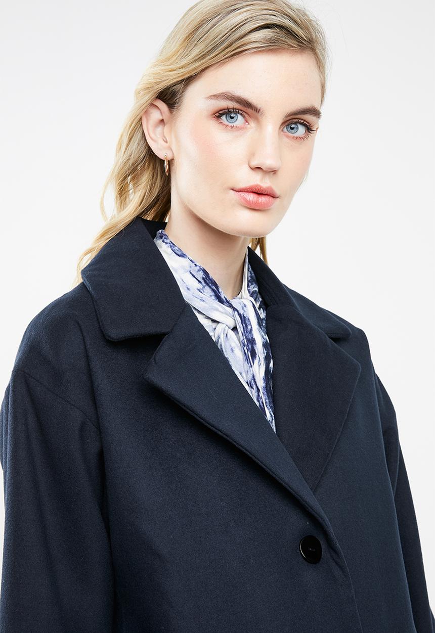 Superbalist - Melton coat - navy