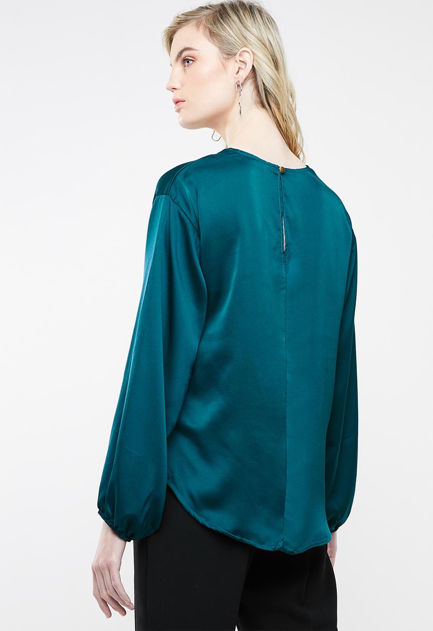 Superbalist - Dropped shoulder blouse - teal green