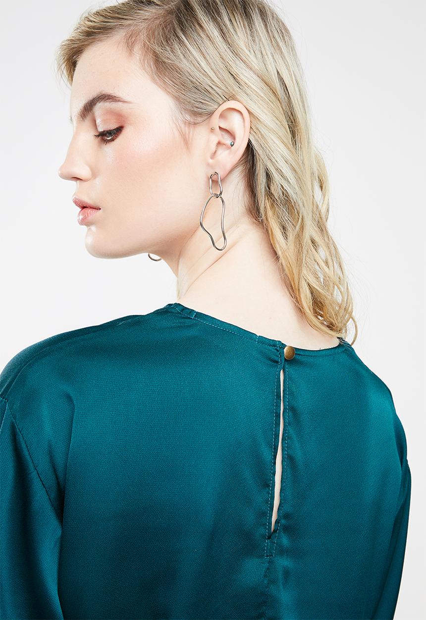 Superbalist - Dropped shoulder blouse - teal green