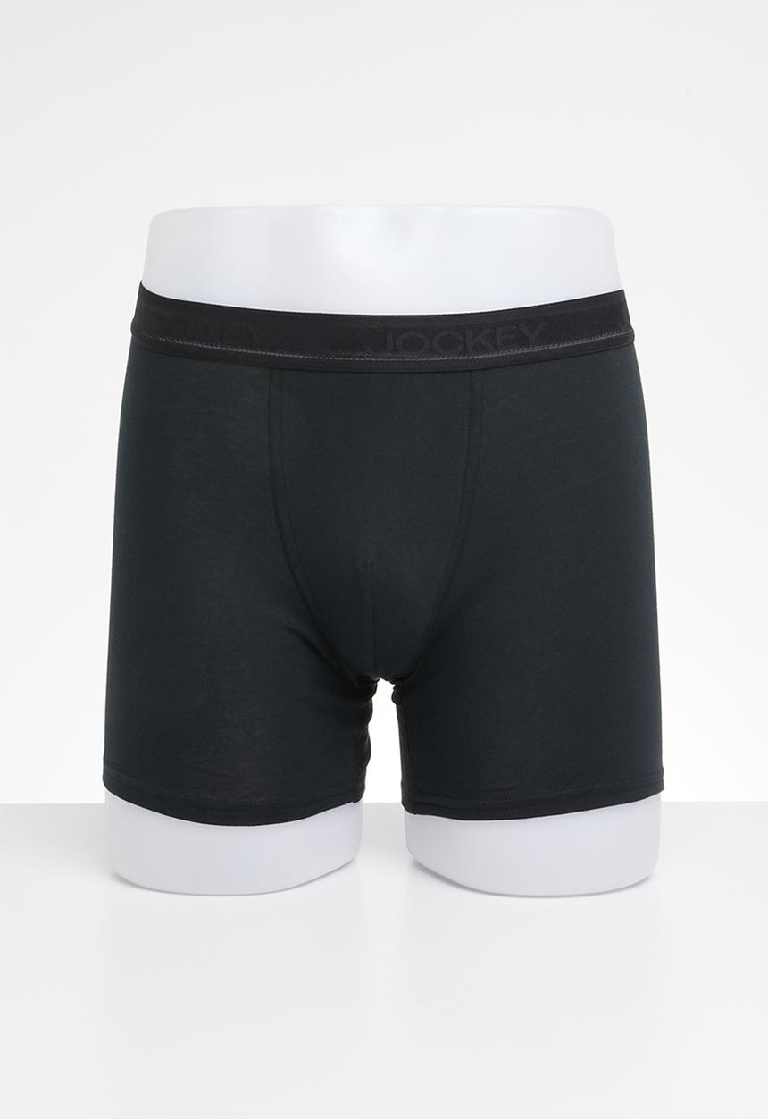 Jockey - 2 Pack pouch trunk - black & grey